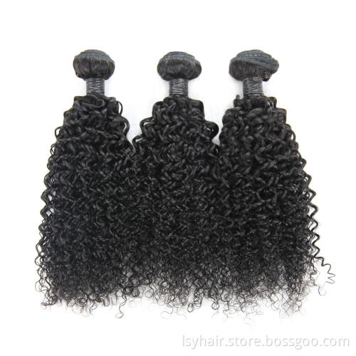 2019 virgin cuticle aligned raw jerry curl hair bundles with closures, wholesale online deal human hair weave bundles